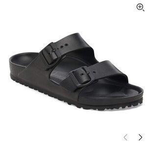 Birkenstock Men's Eva Black Double-Strap sandals‎ size 42 US 11 Arizona